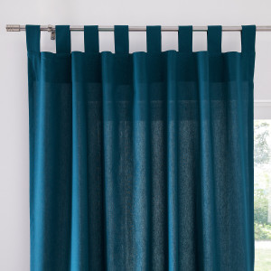 Βαμβακερή κουρτίνα με θηλιές 180x135 cm