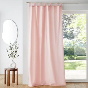 Βαμβακερή κουρτίνα με θηλιές 180x135 cm