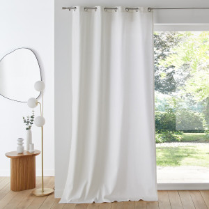Βαμβακερή κουρτίνα με καψούλια 180x135 cm