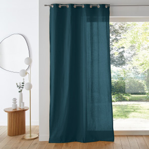 Βαμβακερή κουρτίνα με καψούλια 180x135 cm