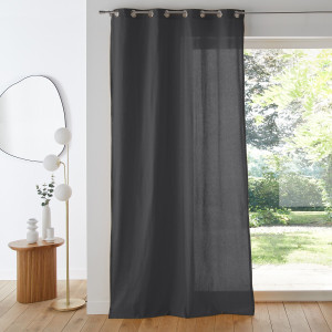 Βαμβακερή κουρτίνα με καψούλια 180x135 cm
