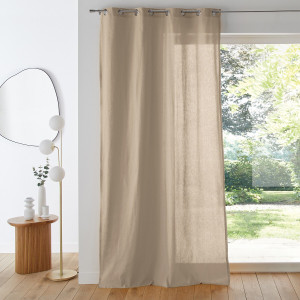Βαμβακερή κουρτίνα με καψούλια 220x135 cm