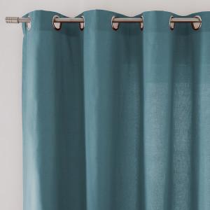 Βαμβακερή κουρτίνα με καψούλια 350x135 cm