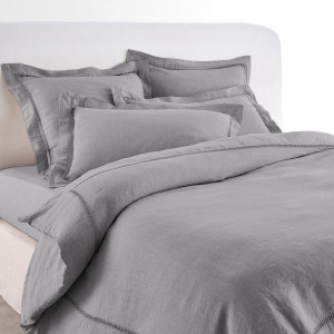 Παπλωματοθήκη από προπλυμένο λινό 260x240 cm