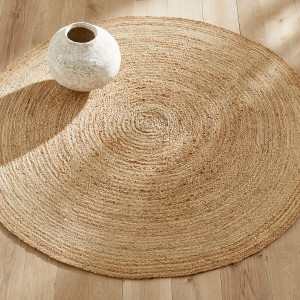 Κυκλικό χαλί από γιούτα 160 cm Μ160xΠ160cm