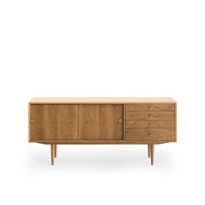 Μπουφές με 2 πόρτες και 4 συρτάρια Quilda Μ45xΠ175xΥ76cm