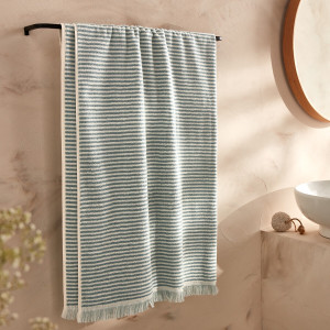 Ριγέ πετσέτα μπάνιου maxi 100x150 cm
