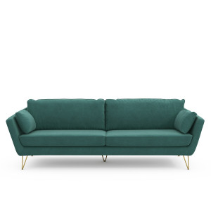 Καναπές από βελούδο 3 Μ87xΠ199xΥ86cm