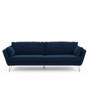 Καναπές από βελούδο 3 Μ87xΠ199xΥ86cm