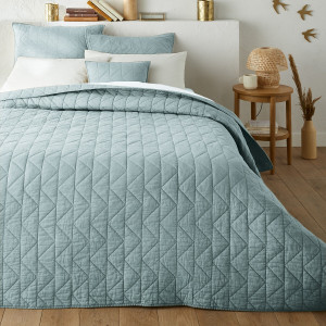 Καπιτονέ κουβερλί ZIG ZAG από 100% βαμβάκι 140x200 cm