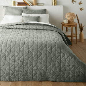 Καπιτονέ κουβερλί ZIG ZAG από 100% βαμβάκι 140x200 cm