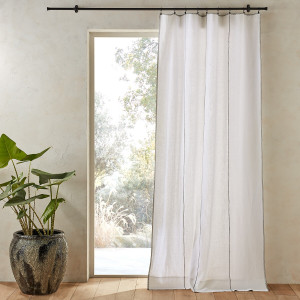 Κουρτίνα από προπλυμένο λινό 140x320 cm