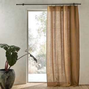Κουρτίνα από προπλυμένο λινό 140x220 cm