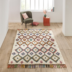 Χαλί σε στυλ berber 120x170 cm Μ120xΠ170cm