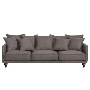 Καναπές από βισκόζη-πολυέστερ Μ105xΠ198xΥ93cm