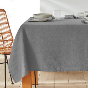Τραπεζομάντηλο από προπλυμένο λινό 170x170 cm