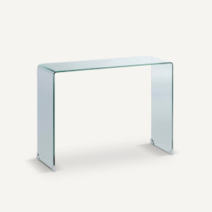 Κονσόλα από σκληρυμένο γυαλί Μ35xΠ110xΥ75cm