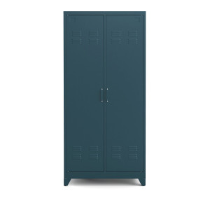 Hiba μεταλλική δίφυλλη ντουλάπα Μ50xΠ85xΥ180cm