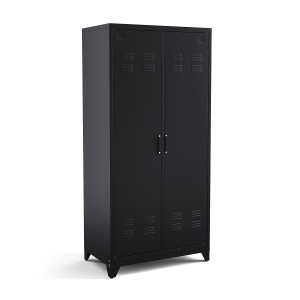Hiba μεταλλική δίφυλλη ντουλάπα Μ50xΠ85xΥ180cm