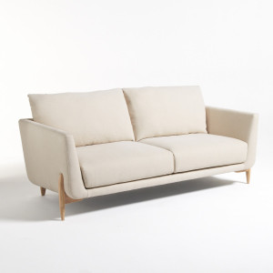 Καναπές 2 ή 3 θέσεων από βαμβάκι/λινό Π156xΥ86cm