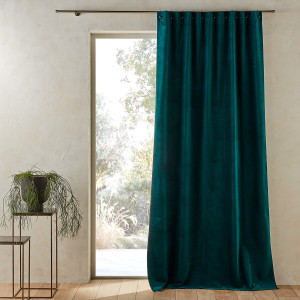 Κουρτίνα από βελούδο με μικρά καψούλια 140x220 cm