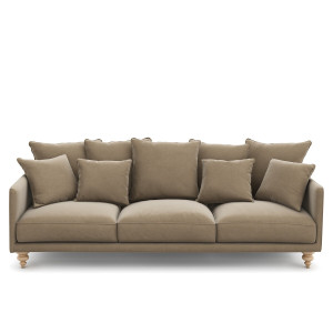 Καναπές από βελούδο Μ105xΠ198xΥ93cm