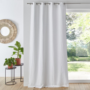 Λινό ριντό συσκότισης με καψούλια 180x135 cm