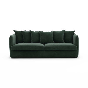 Καναπές από βελούδο Μ95xΠ182xΥ82cm