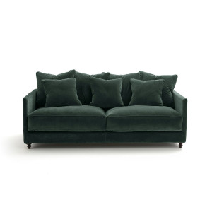 Πτυσσόμενος καναπές από βελούδο Μ105xΠ204xΥ93cm
