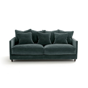 Πτυσσόμενος καναπές από βελούδο Μ105xΠ204xΥ93cm