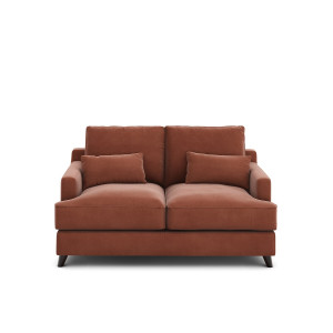 Καναπές από βελούδο Μ100xΠ150xΥ83cm