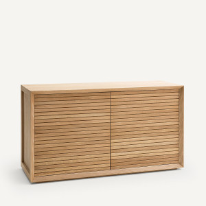 Μπουφές από καπλαμά ξύλου δρυ Μ50xΠ140xΥ80cm