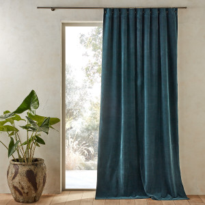 Κουρτίνα από βελούδο stone washed 140x180 cm