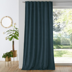 Βελούδινη κουρτίνα με κρυφές θηλιές 180x135 cm