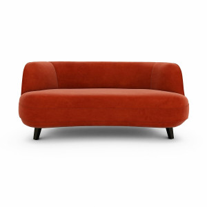 Καναπές XS με βελούδινη ταπετσαρία Rosebury Μ93xΠ160xΥ75cm