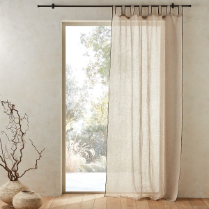 Βουάλ λινή κουρτίνα Tazina 140x220 cm