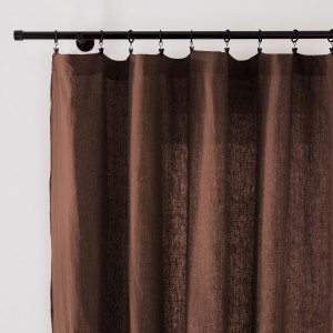 Κουρτίνα από προπλυμένο λινό 180x135 cm