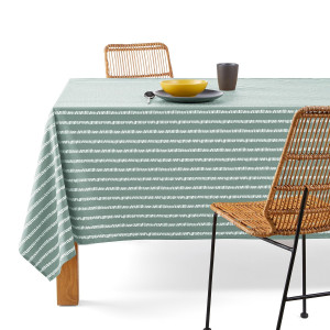 Εμπριμέ αδιάβροχο τραπεζομάντηλο IRUN 150x150 cm