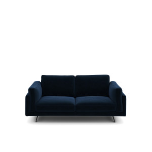 Διθέσιος καναπές από βελούδο Μ99xΠ188xΥ82cm