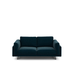 Διθέσιος καναπές από βελούδο Μ99xΠ188xΥ82cm