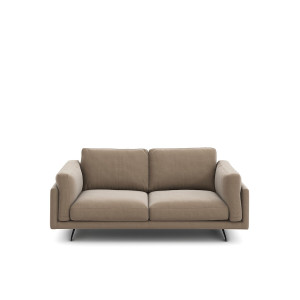 Διθέσιος καναπές από βελούδο Μ99xΠ188xΥ82cm