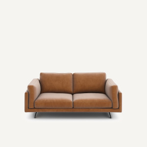 Διθέσιος καναπές από βελούδο Μ99xΠ188xΥ82cm