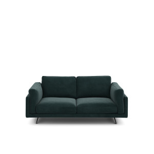 Διθέσιος καναπές από βελούδο Μ99xΠ188xΥ82cm