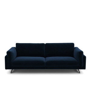 Καναπές από βελούδο Μ99xΠ213xΥ82cm