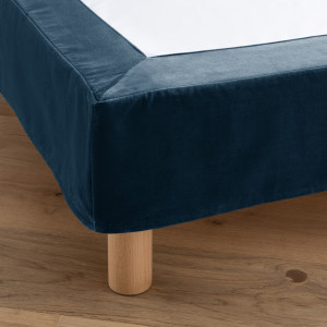 Κάλυμμα βάσης κρεβατιού από βελούδο 90x190 cm