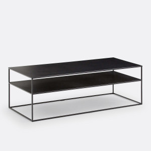 Χαμηλό μεταλλικό τραπεζάκι Μ50xΠ120xΥ42cm