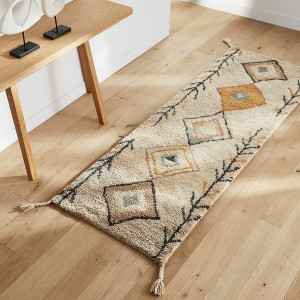 Χαλί διαδρόμου σε στυλ berber 80x200 cm Μ80xΠ200cm