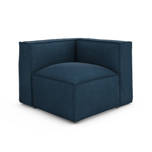 Γωνία σύνθεσης από βελούδο κοτλέ Μ95xΠ95xΥ71cm
