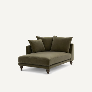 Ανάκλιντρο από βελούδο Μ150xΠ105xΥ93cm