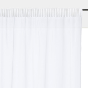 Βουάλ κουρτίνα με τρέσα που σουρώνει 180x140 cm